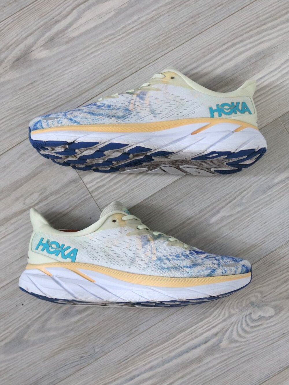 Hoka One One Clifton 8 Running Shoes Women's Together 1119393 TGT Size 10D